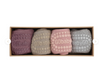 Combo Box 4-pack Organic Cotton Misty Plum, Sand, Soft Pink, Grey Melange