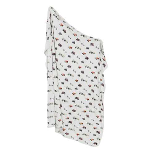 kyte baby Swaddle Blanket in tractor