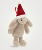 Bashful Christmas Bunny Ornament