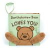 Bartholomew Bear Loves You Fabric Book - Jellycat