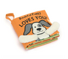 Jellycat - Bashful Puppy Loves You Cloth Book