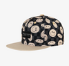 HEADSTER KIDS BABY HAT smiley snapback black