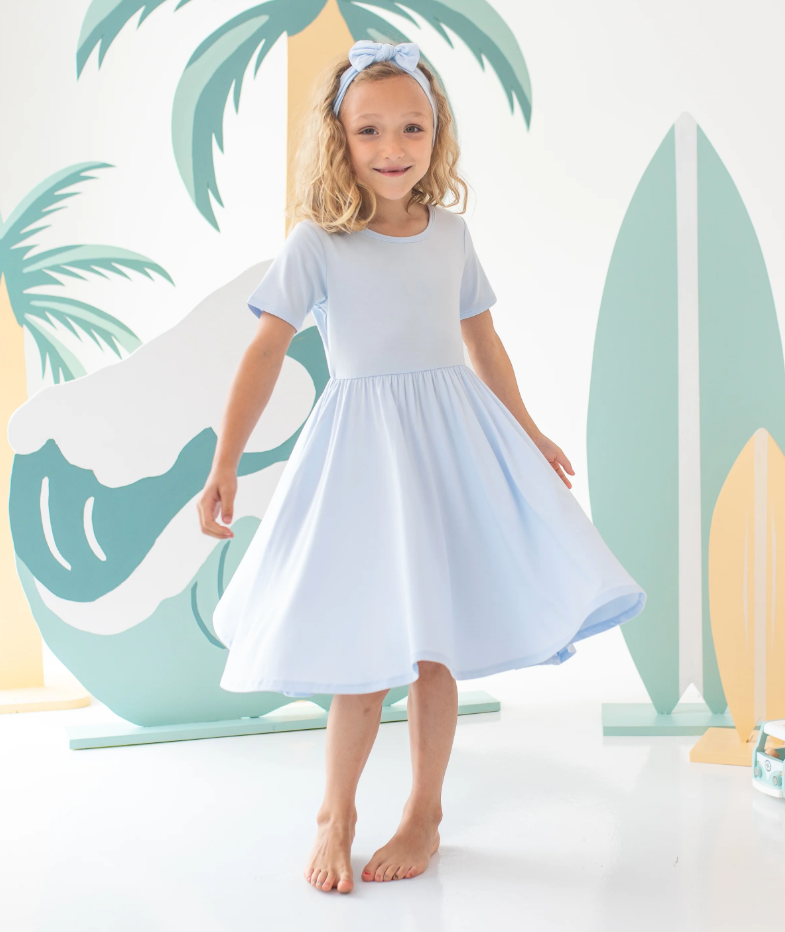 Kyte Twirl Dress in Mist
