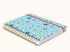 Hello Kitty and Friends college Letters Blue Undated Tri-Tab planner