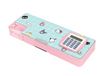 hello kitty and friends blue grid pencil case