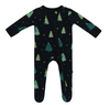 Zippered Footie in Twinkle Tree