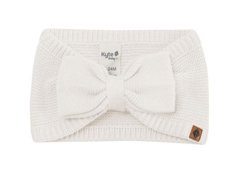 kyte Chunky Knit Bow Headband