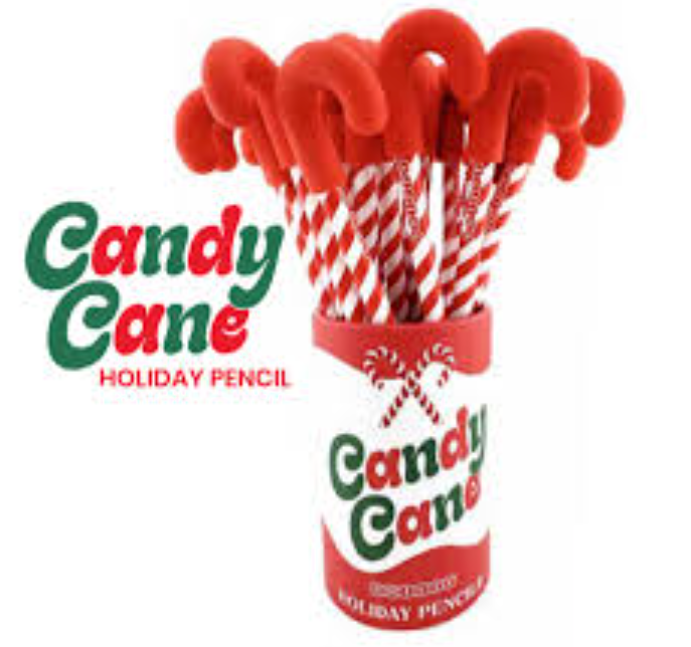candy cane pencil