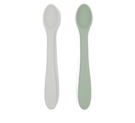 noüka Feeding Spoon Set - Leaf/Light Storm