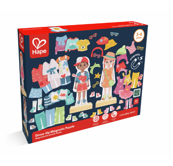 Dress-Up Magnetic Puzzle - LittleLeafBaby