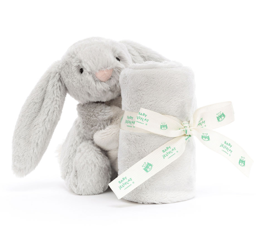 Amuseables silver bunny Soother - LittleLeafBaby