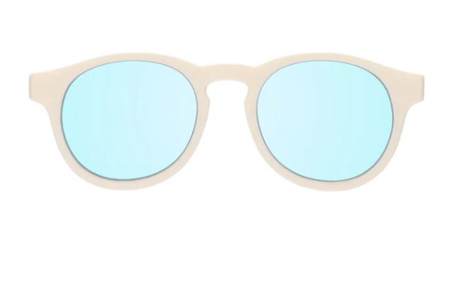 Non-Polarized Keyhole Sunglasses | Sweet Cream - LittleLeafBaby