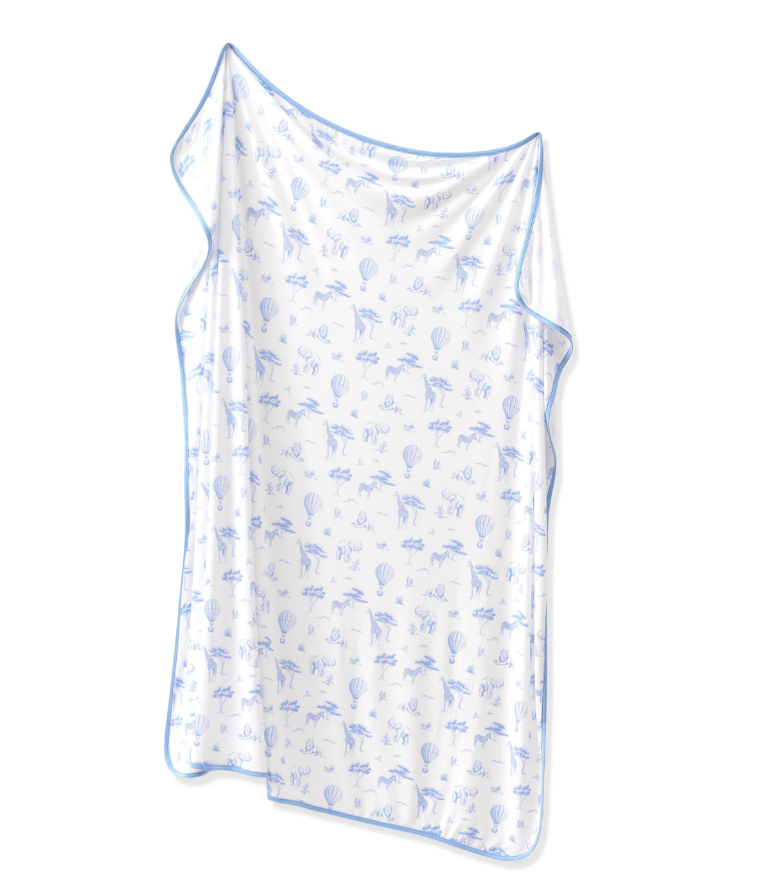 Kyte Swaddle Blanket in Toile Safari