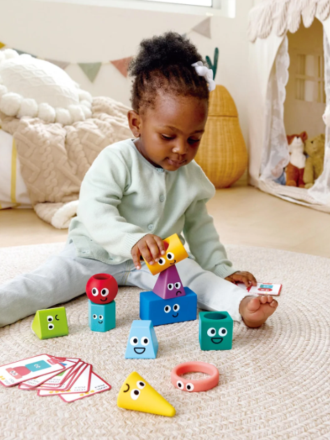 Montessori Stacking Blocks - LittleLeafBaby