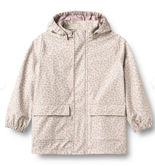 Wheat Ollo Jacket - Lilac Blue Flowers - LittleLeafBaby