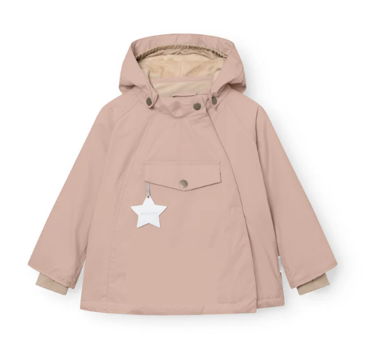 Mini A Ture-MATWANG fleece lined winter jacket. GRS Adobe rose - LittleLeafBaby