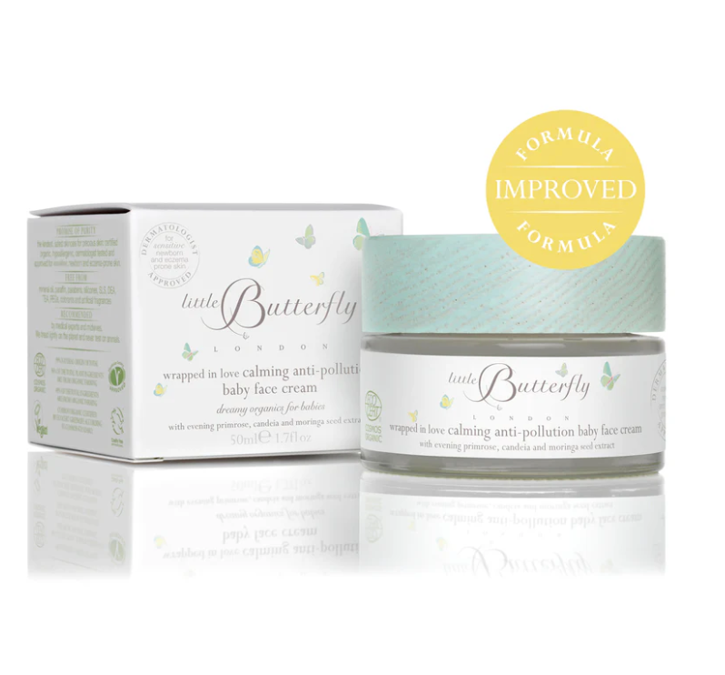 wrapped in love calming anti-pollution baby face cream 50ml