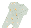 Kyte baby Zippered Romper in Aloe Chick