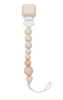 Colour Pop Silicone & Wood Pacifier Clip