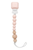 Colour Pop Silicone & Wood Pacifier Clip