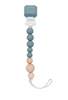 Colour Pop Silicone & Wood Pacifier Clip