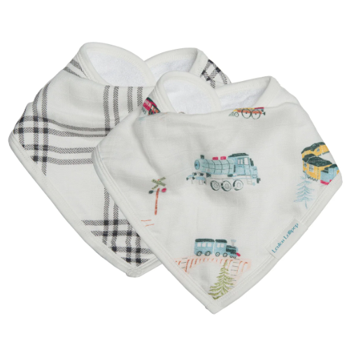 Loulou Lollipop Muslin Bib Setli - LittleLeafBaby