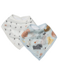Loulou Lollipop Muslin Bib Setli - LittleLeafBaby