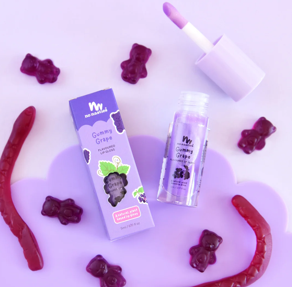 No Nasties Natural Kids Lip Gloss Wands - LittleLeafBaby