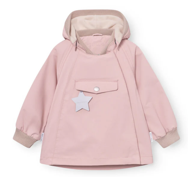 MATWAI FLEECE LINED JACKET. GRS rose smoke