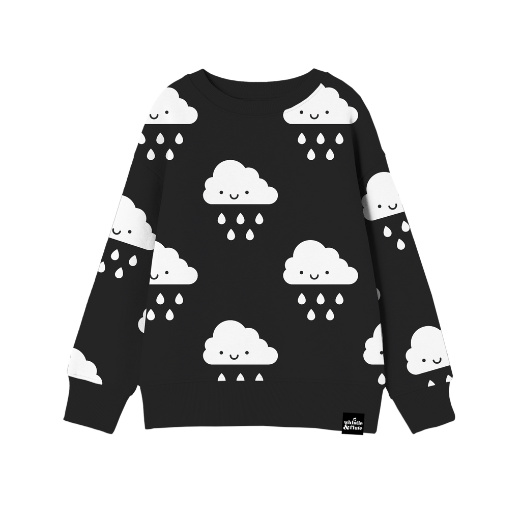 Kawaii cloud allover print sweater