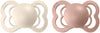 BIBS Pacifier COUTURE Latex 2 PK Ivory / Blush