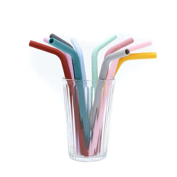 We Might Be Tiny - Bendie Straws (Set of 5 with cleaning brush) - LittleLeafBaby