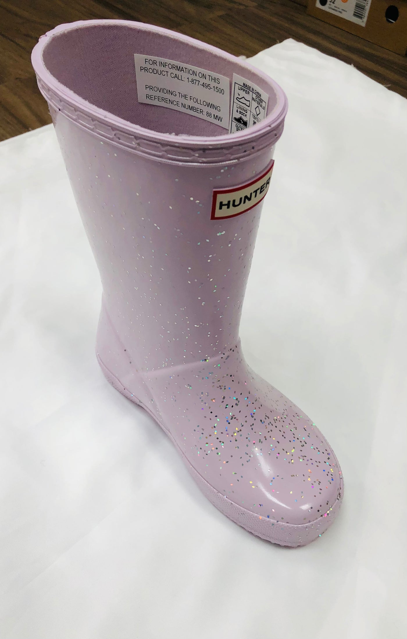 Kids purple hunter boots best sale