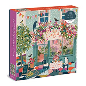 Galison puzzle Afternoon Tea 500 Piece Jigsaw Puzzle
