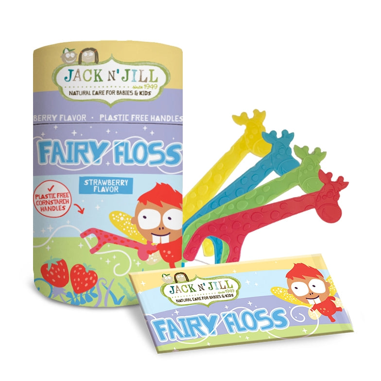 Jack N’ Jill Kids Biodegradable Floss Picks- 30 Count