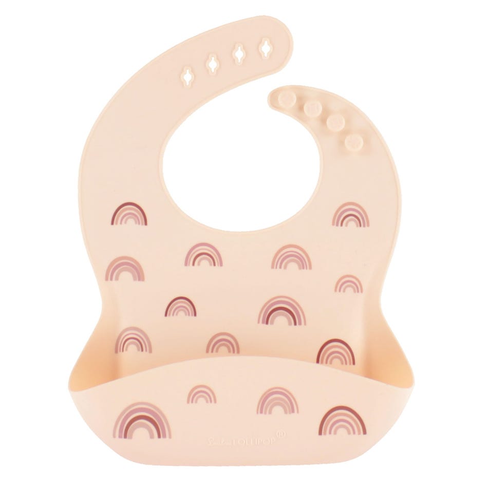 Loulou Lollipop silicone bib - LittleLeafBaby