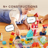 Little City Builder – Wooden Building Blocks – 100 Pieces