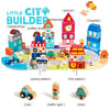 Little City Builder – Wooden Building Blocks – 100 Pieces