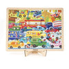 Wooden Puzzle 100pcs In Frame - LittleLeafBaby