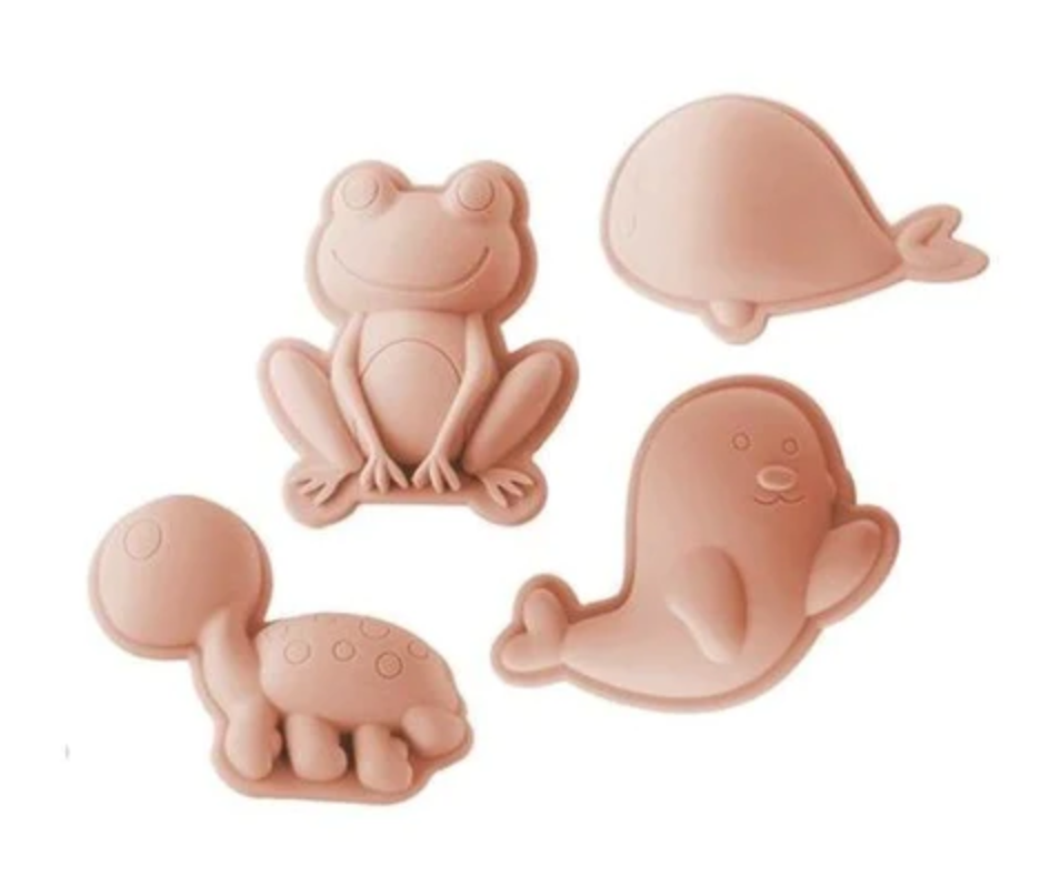 Scrunch Sand Moulds Frog Set