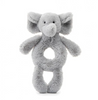 jelly cat Bashful Ring Rattle elephant