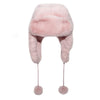 Teddy Fur Hat Dusky Pink