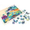 Wooden Puzzle 100pcs In Frame - LittleLeafBaby