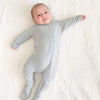 KYTE BABY Zippered Footie in storm