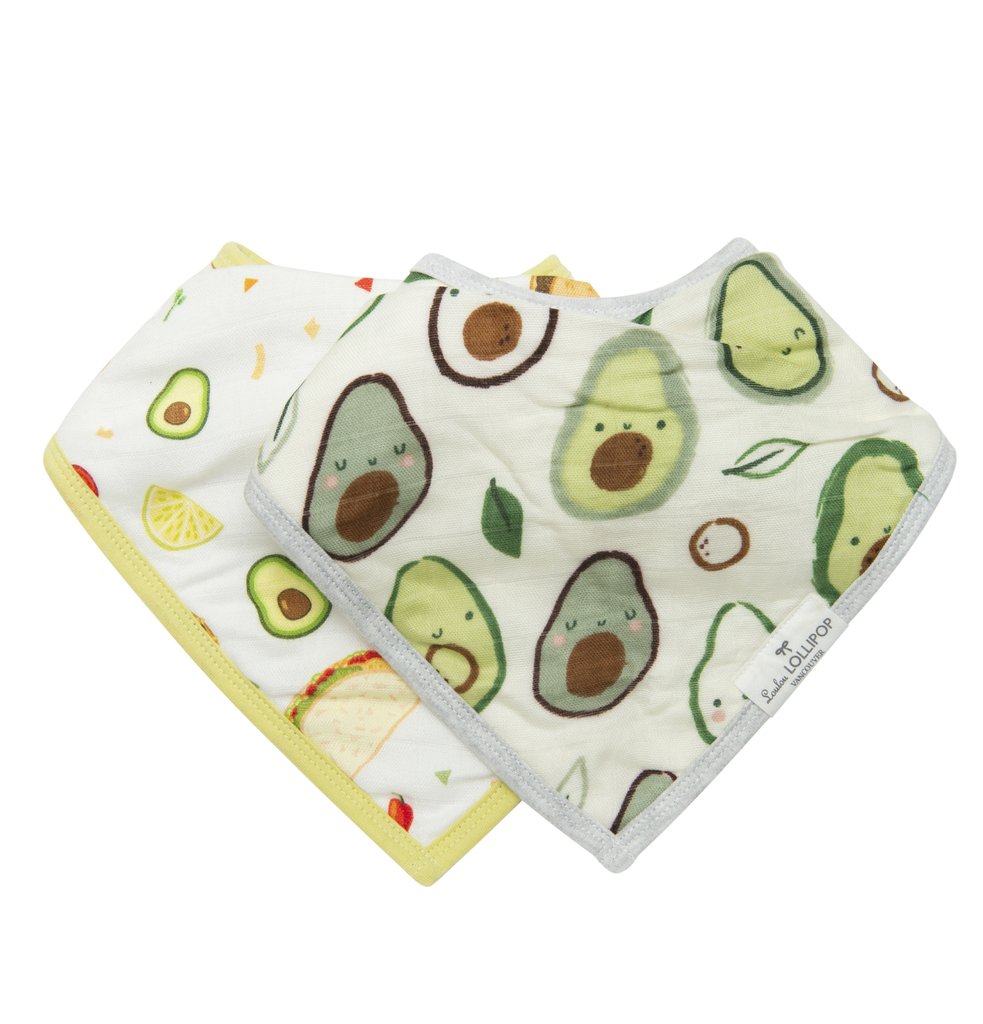 Loulou Lollipop Muslin Bib Set - LittleLeafBaby